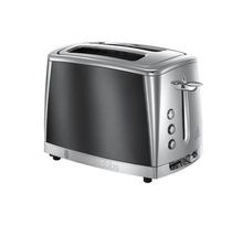 RUSSELL HOBBS 23221-56 -Toaster Luna - Technologie Fast Toast - Gris Clair de Lune