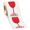 Étiquettes d'expédition Fragile (colis de 500)