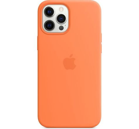 APPLE iPhone 12 Pro Max Coque en Silicone avec MagSafe - Kumquat
