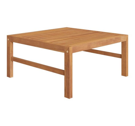 vidaXL Table de jardin 63x63x30 cm Bois de teck solide