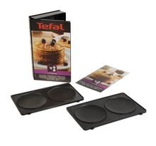 Tefal lot de 2 plaques pancakes - snack collection - xa801012