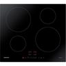 Table de cuisson induction SAMSUNG  - 4 zones - L 59 x P 57 cm - Revêtement verre - Noir - NZ64M3707AK/EF