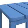 vidaXL Table de jardin Adirondack Bleu marine 38x38x46 cm PEHD