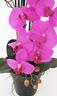 Orchidée phalaenopsis factice top qualité  pot h140cm rose fushia-best - dimhaut: h 140 cm - couleur: rose fushia