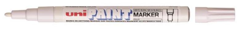 Marqueur PAINT Marker PX21 Pte conique fine 0,8 - 1,2mm Blanc UNI-BALL