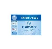 CANSON Papier calque satin, format A4, 70 g/m2 ,3148950135445