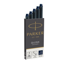 PARKER Quink 5 cartouches longues pour Stylo plume  bleue/noire