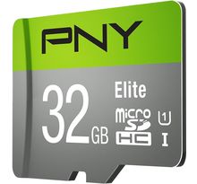 Carte mémoire Micro Secure Digital (micro SD) PNY Elite 32Go Class 10 avec adaptateur