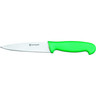 Couteau à légumes haccp vert lame 105 mm - stalgast - inox