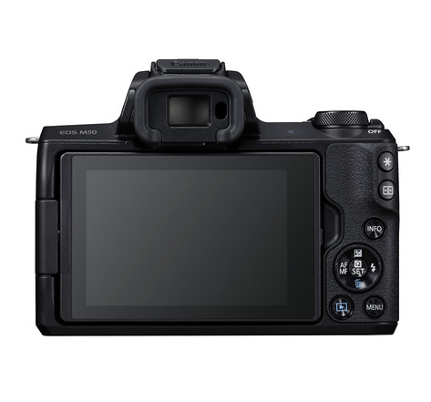 Canon eos m50 + 18-150 mm milc 24 1 mp cmos 6000 x 4000 pixels noir