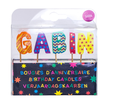 Bougies d'anniversaire Gabin