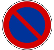Stationnement interdit - Diamètre de 200 mm UTTSCHEID