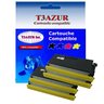 4 Toners compatibles avec Brother TN6600 pour Brother MFC9650, MFC9660 - 6 000 pages - T3AZUR