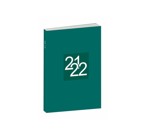 Agenda Scolaire 2021-2022 - 17x12 cm - Multilingue -  Soft Vert