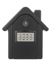 THIRARD - Boite à clé forme maison à combinaison  4 chiffres  2 clés de secours  noir satiné