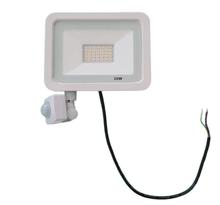 Projecteur LED 30W avec Détecteur de Mouvement Crépusculaire Extra Plat IP65 BLANC - Blanc Neutre 4000K - 5500K - SILAMP