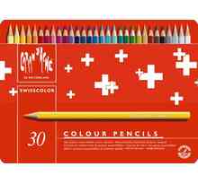 Crayons de couleur Swisscolor, étui métal de 30 CARAN D'ACHE