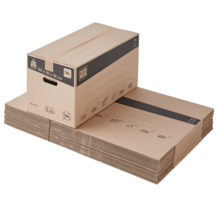 Lot de 20 cartons de déménagement 54l - 60x30x30cm - made in france - 70  fsc certifé - pack & move