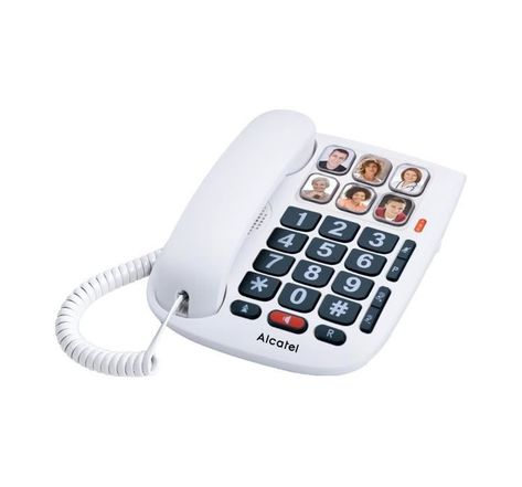 Alcatel TMax 10 Blanc Téléphone Filaire Senior