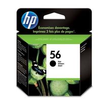 HP 56 cartouche d'encre noire authentique pour HP OfficeJet 5610 et HP PSC 1217/1311/1355 (C6656AE)