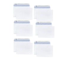 30 enveloppes blanches en papier 80 g - 16 2 x 22 9 cm