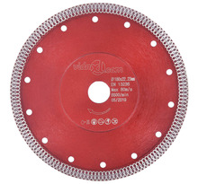 Vidaxl disque de coupe diamanté avec trous acier 180 mm