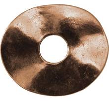 Anneau donut ovale métal 40x35 mm Cuivré