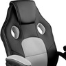 Tectake Chaise gamer MIKE - noir/gris