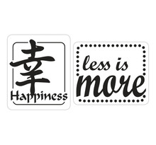 Tampon fond de moule savon happiness et less is more