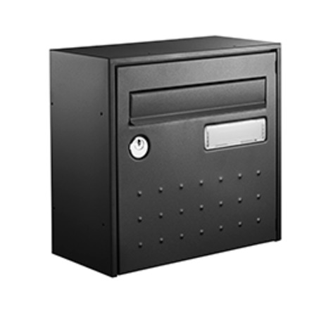 Boîte aux lettres STEELBOX - Compact Noir 9005