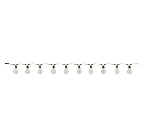Guirlande lumineuse fantasy cord beige corde 7.7m 10 ampoules