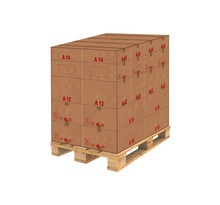 (lot  20 caisses) caisse carton palettisable a - norme ect - longueur de 300 à 600 mm 400 x 300 x 150 mm