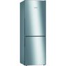 Bosch kgv33vleas - réfrigérateur congélateur bas - 288l (194+94) - froid brassé - l 60cm x h 176cm - inox