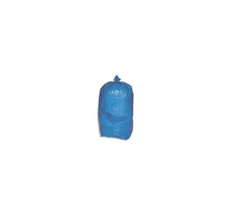 Carton de 8 rouleaux de 25 sacs poubelle 110L bleus GÉNÉRIQUE