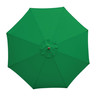 Parasol de terrasse vert professionnel à poulie de 3 m - bolero -  - polyester x2520mm