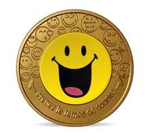 Smiley World - Mini-Médaille Rire