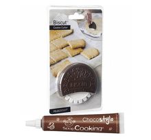 Biscuit Découpoir à biscuits + 1 Stylo chocolat
