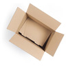 Caisse carton brune simple cannelure à montage instantané raja 25x25x10 cm (lot de 20)