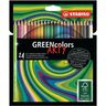 Etui carton x 24 crayons de couleur STABILO GREENcolors ARTY