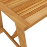 Vidaxl table à dîner de jardin 140x70x73 5 cm bois d'acacia massif