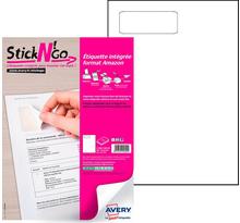 Etiquettes intégrées StickN'Go format Amazon/PowerBoutique - L7982