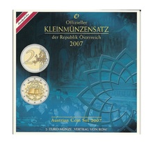 Coffret série euro BU Autriche 2007 (50 ans du Traité de Rome)