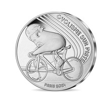 Monnaie de 10€ en argent - Mascotte - Jeux Olympiques 2024  Cyclisme sur piste - Millésime 2023