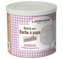 LAGRANGE 380006 Boîte de sucre a barbe a papa 500 g - Vanille