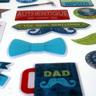 30 stickers epoxy pour scrapbooking - 100  masculin