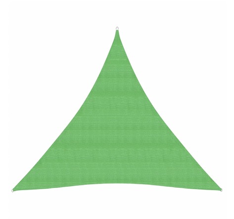 Vidaxl voile d'ombrage 160 g/m² vert clair 4,5x4,5x4,5 m pehd