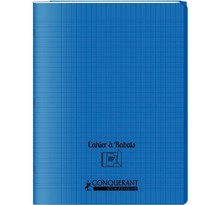OXFORD C9 Cahier 24x32, 96 pages, 90g, Seyès (grands carreaux) couverture polypropylène avec rabat