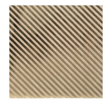 Papier kraft à effet doré 30x30cm stripe (rayé)