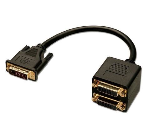 LINDY Câble splitter DVI-D - 2 ports