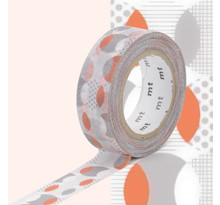 Masking tape mt cercles orange - overlapped orange
